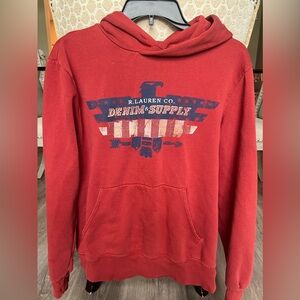 Ralph Lauren Denim and SupplyMen’s MEDIUM Hoodie Stars & Stripes Eagle